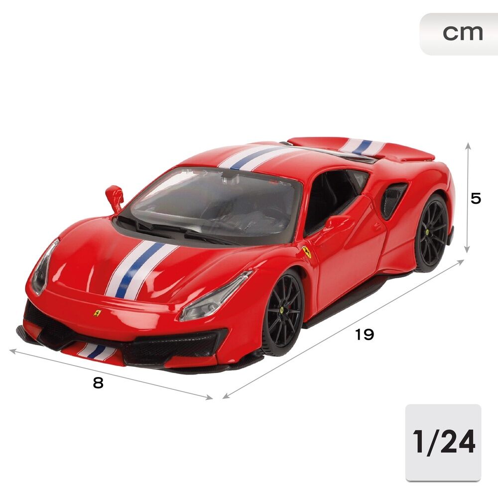Ferrari 488 Pista Bil i Skala 1:24