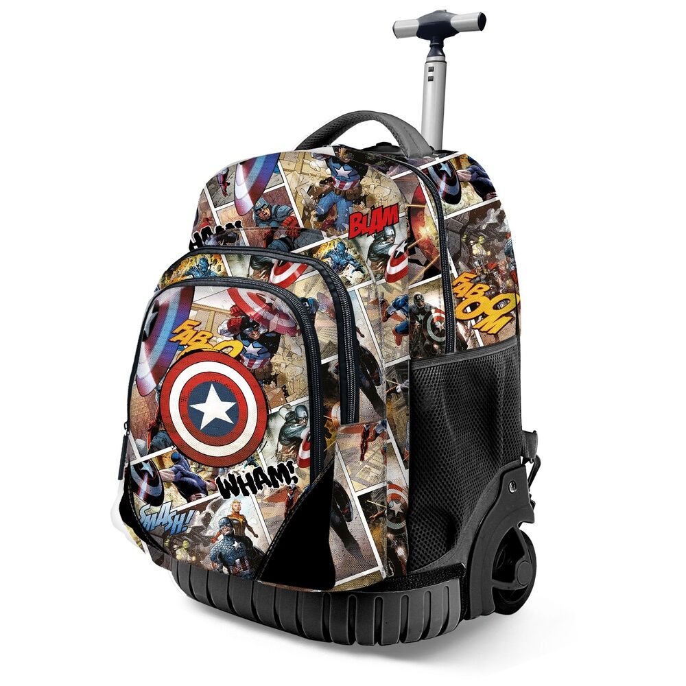 Marvel Captain America Comic Ryggsäck med Hjul 47cm