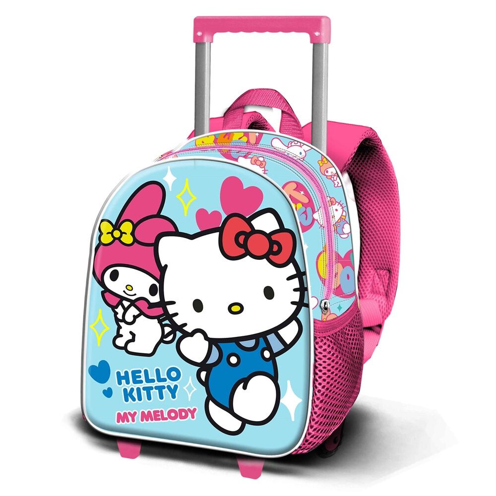 Hello Kitty Friendship 3D Ryggsäck med Hjul 34cm