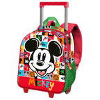 Disney Mickey Mood 3D Ryggsäck med Hjul 34cm