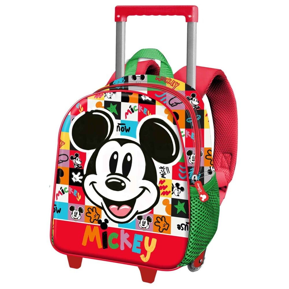 Disney Mickey Mood 3D Ryggsäck med Hjul 34cm