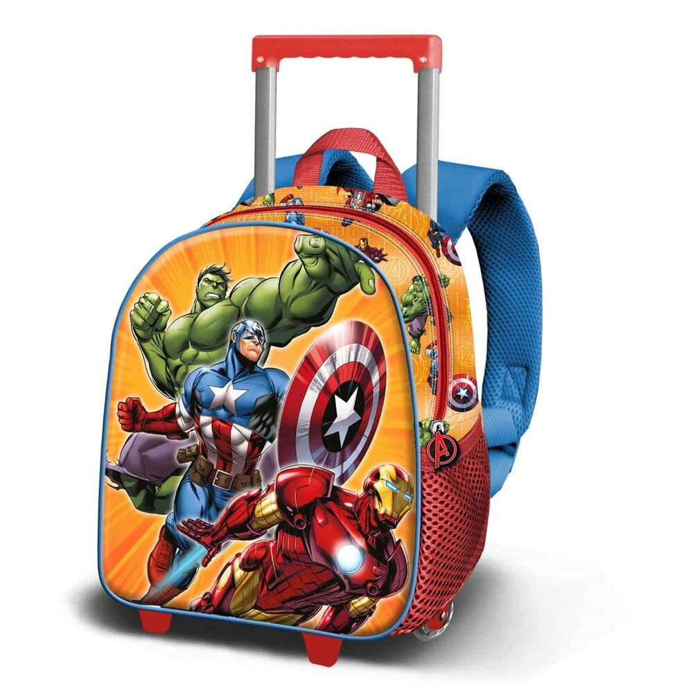 Marvel Avengers Attack 3D Ryggsäck med Hjul 34cm
