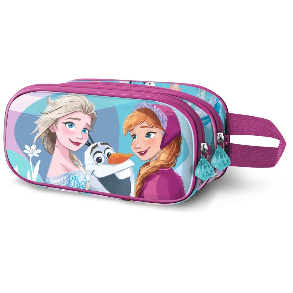 Disney Frozen 2 Familj 3D Dubbel Pennfodral