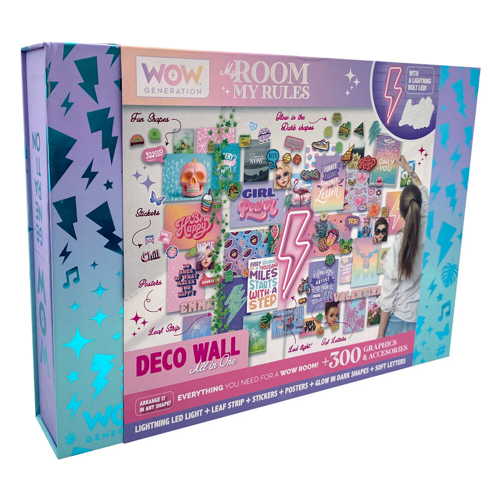 WOW Generation LED Ljust Dekorationskit med Grafiska Tillbehör