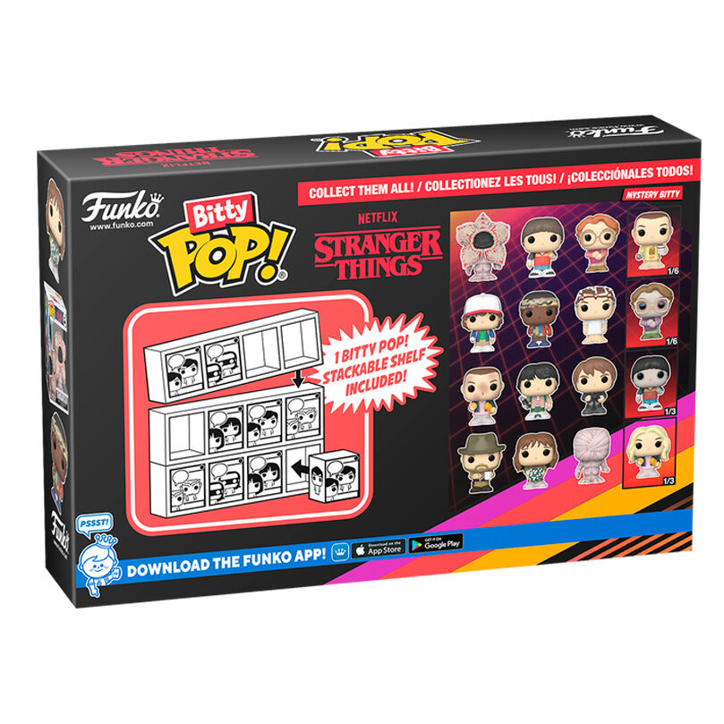 Blister 4 Figurer Bitty POP Stranger Things Demogorgon