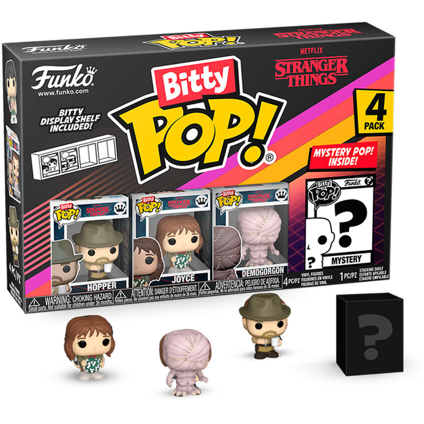 Bitty POP! Stranger Things Hopper - Blister 4-pack