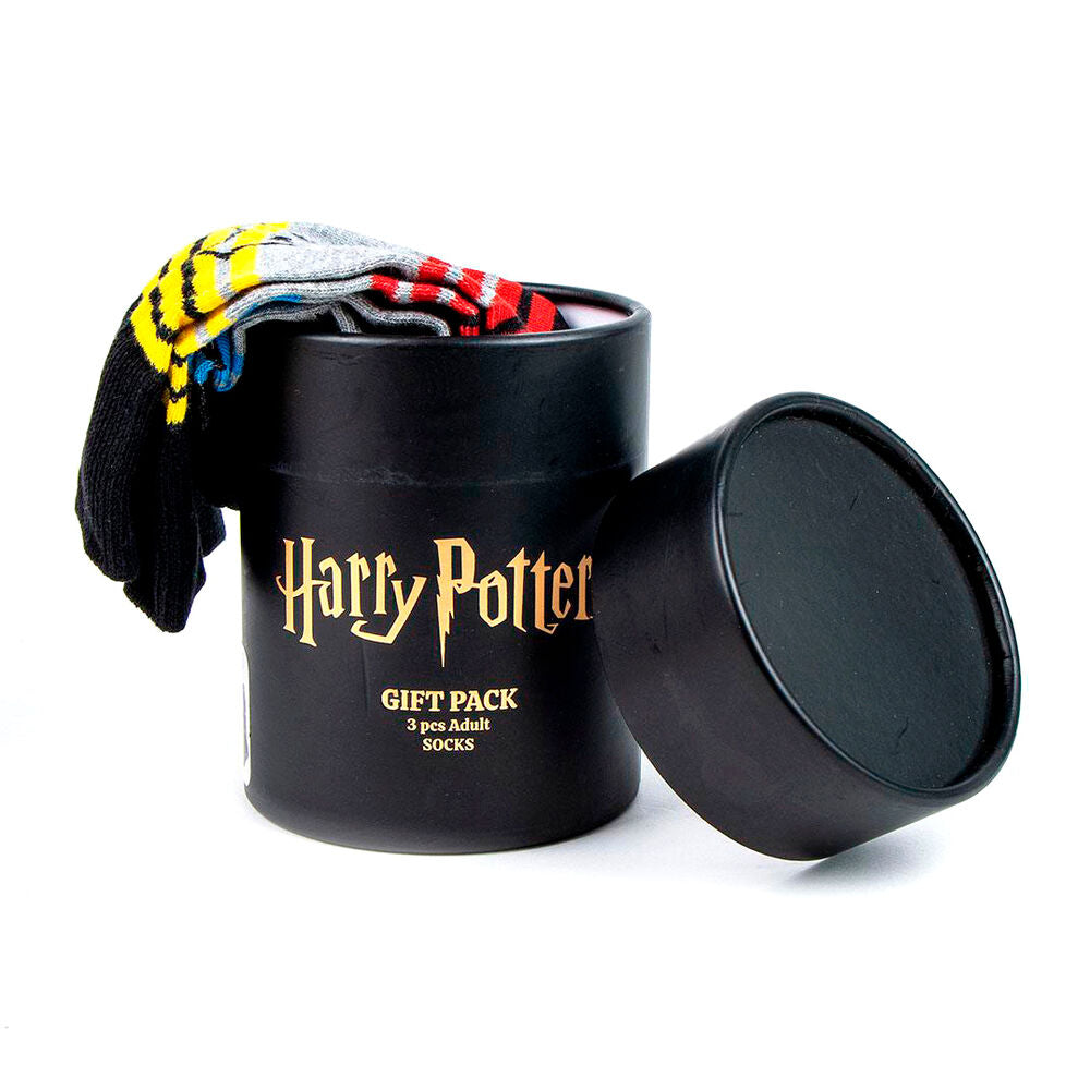 Harry Potter paket med 3 blandade strumpor för vuxna