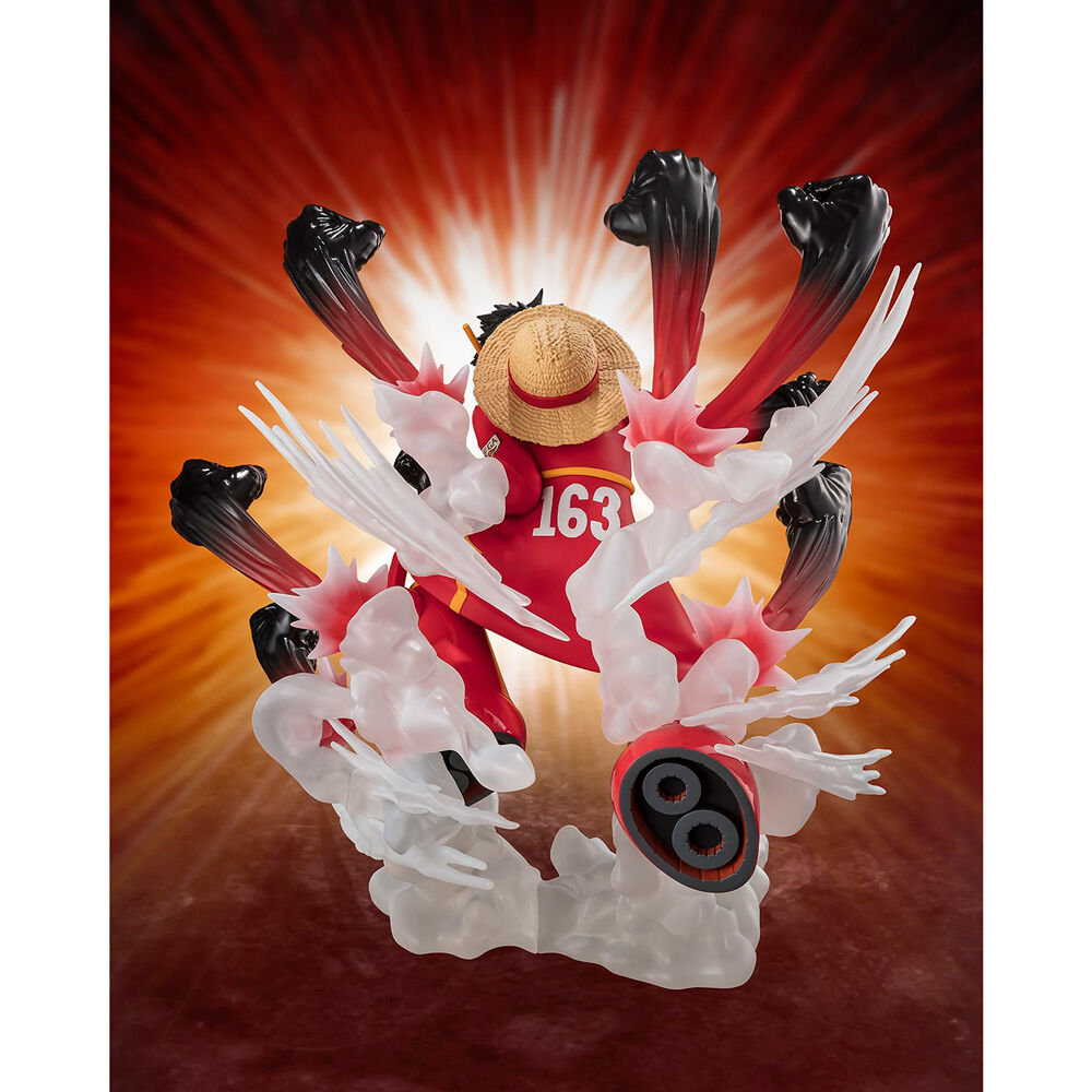 One Piece Monkey D Luffy Gum Gum Hawk Gatling Figur 15cm