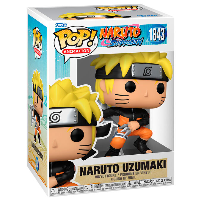 POP-figur Naruto Shippuden Naruto Uzumaki - Samlarfigur i presentförpackning