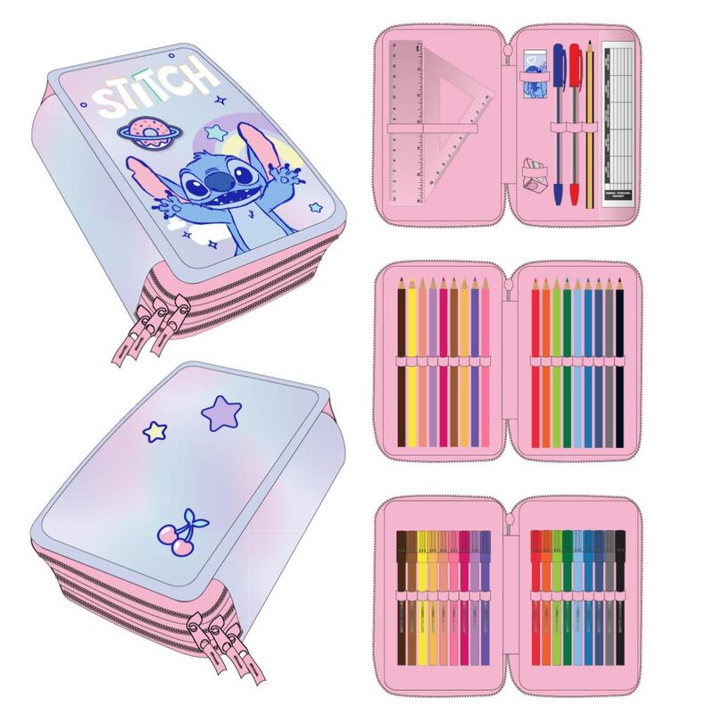 Disney Stitch Trippel Pennfodral