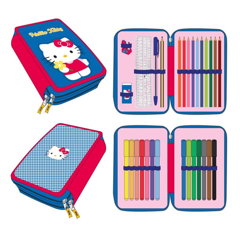Hello Kitty double pencil case