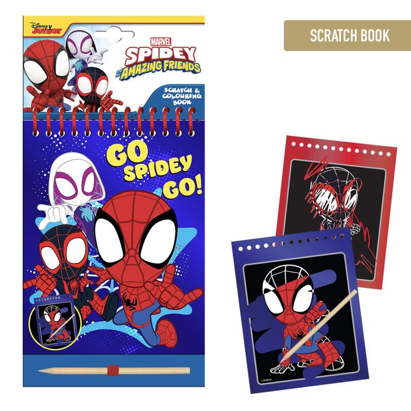 Marvel Spidey Amazing Friends Scratch Stationery Set