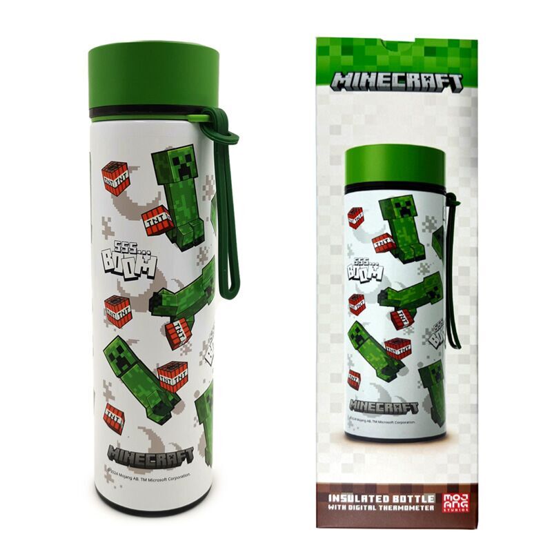 Minecraft Termosmugg 450ml med Termometer