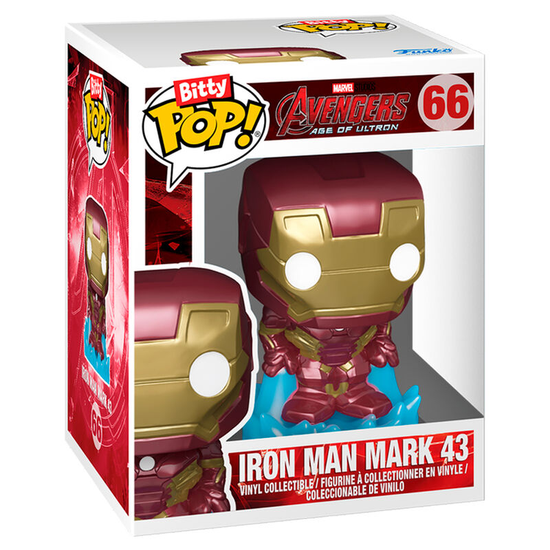 Bitty Bots Figur Marvel Infinity Saga Hulkbuster med Iron Man