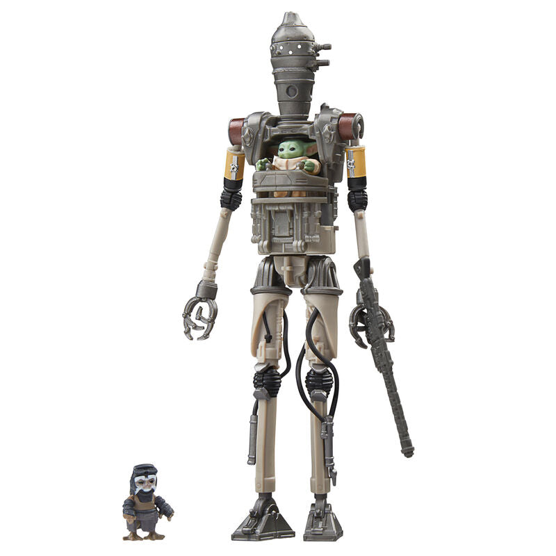 Star Wars The Mandalorian IG-12 Grogu & Anzellan Figur 9,5cm