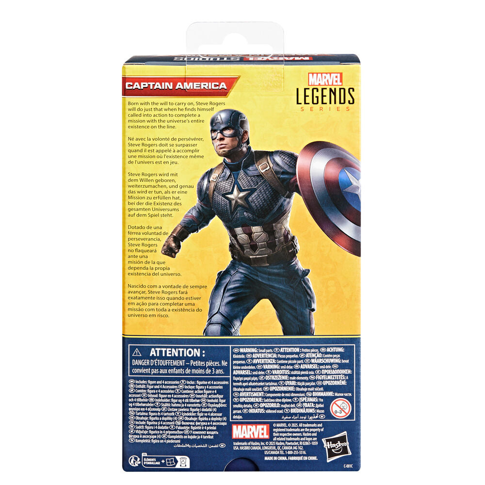 Marvel Legends Series Captain America Figur 15cm