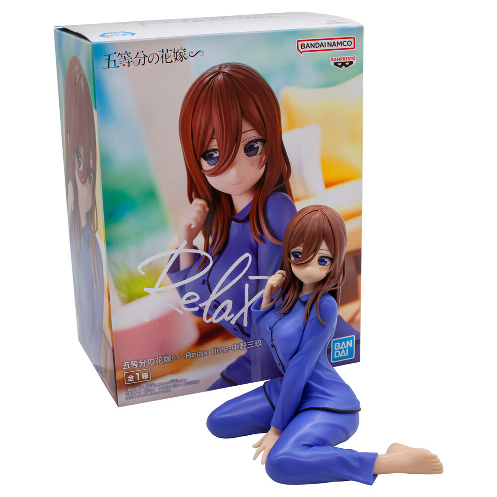 Miku Nakano Relax Time Figur 12 cm - The Quintessential Quintuplets