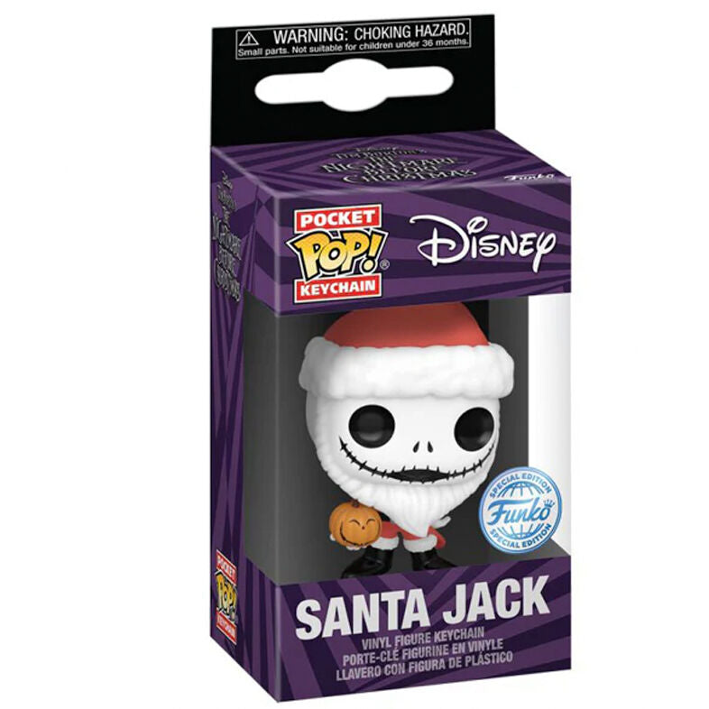 Pocket POP Nyckelring Disney Nightmare Before Christmas Santa Jack
