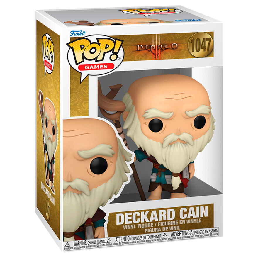 Funko POP Figur Diablo Deckard Cain – Samlarobjekt i Presentförpackning