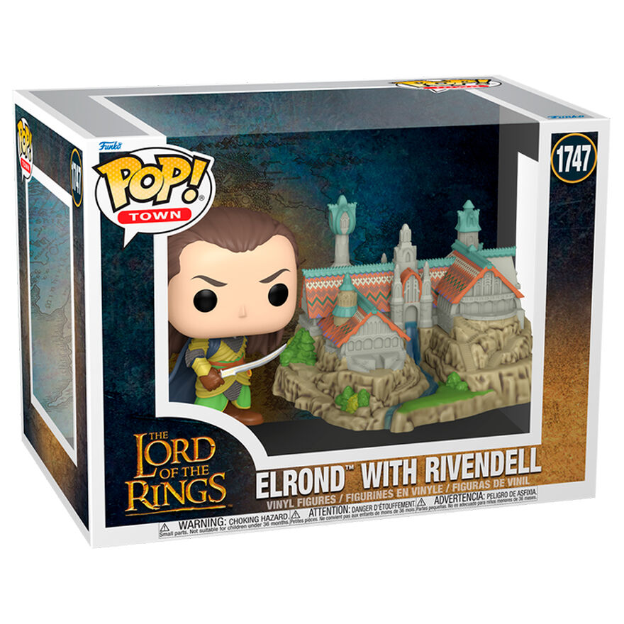 POP figur Town The Lord of the Rings Lord Elrond med Rivendell