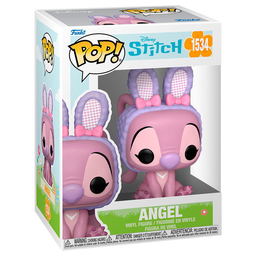 Funko POP Disney Stitch Angel Easter Bunny Figur
