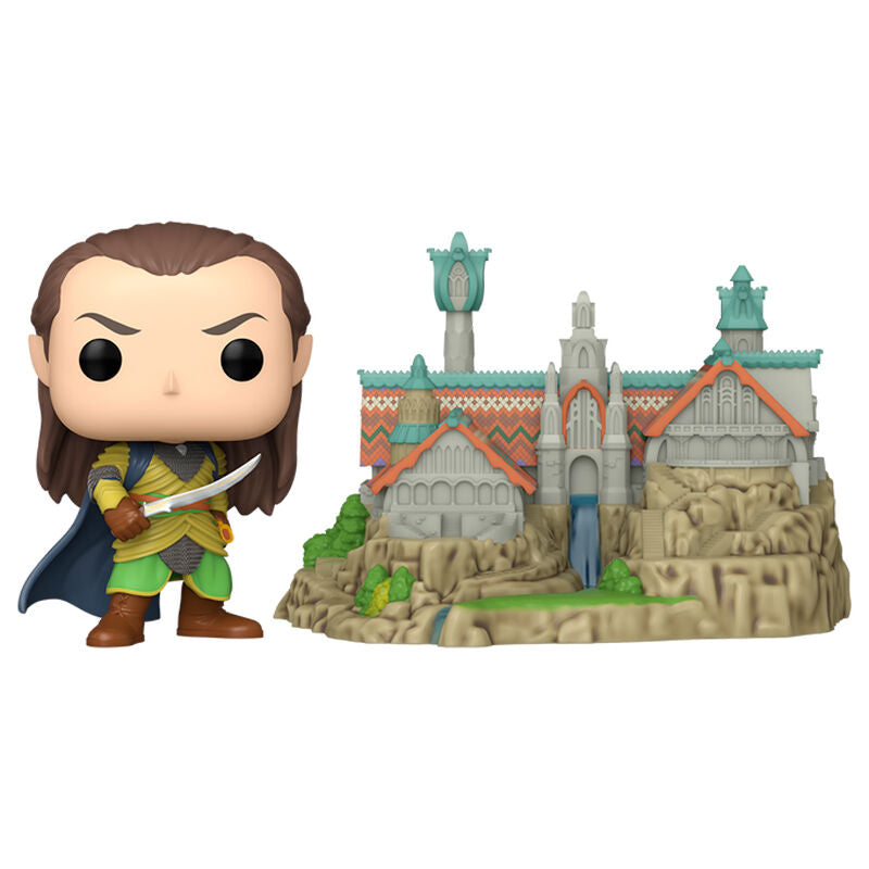 POP figur Town The Lord of the Rings Lord Elrond med Rivendell