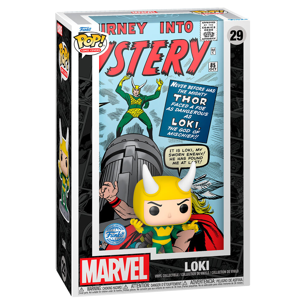 POP Figur Comic Cover Marvel Loki Exclusive