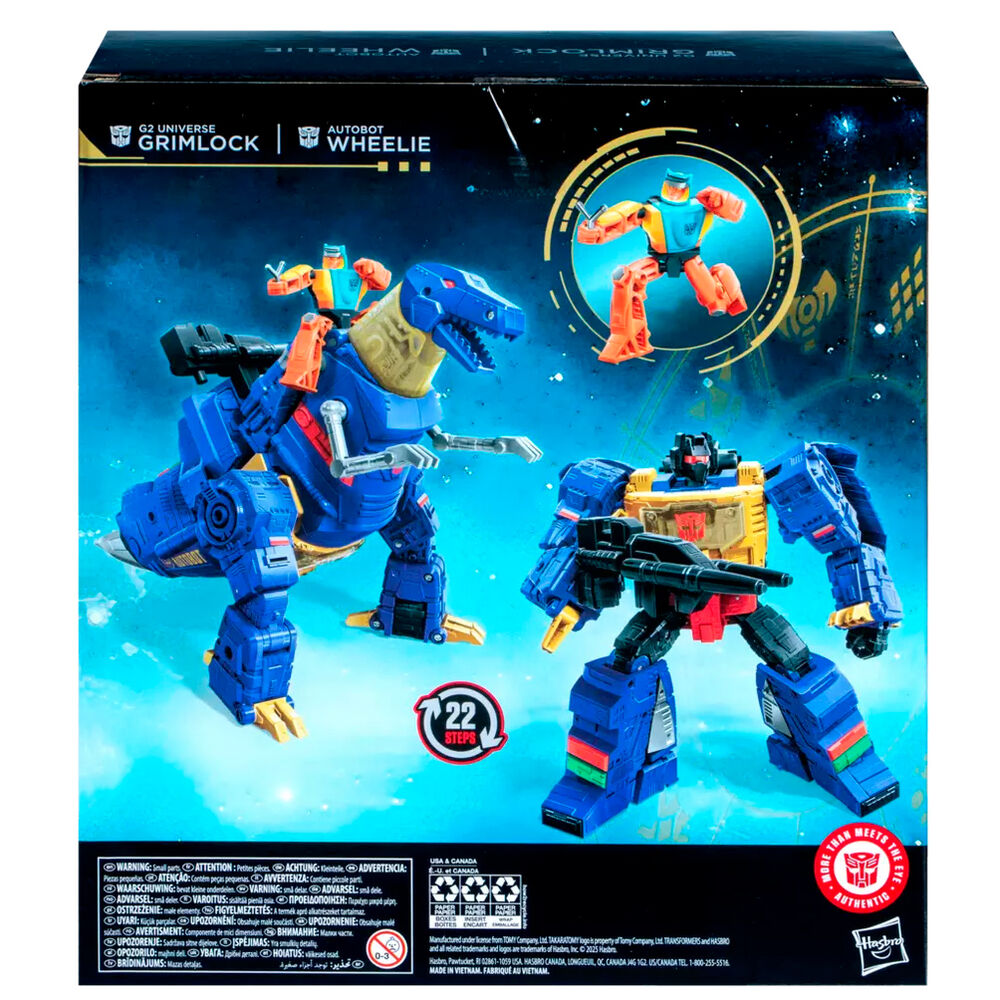Transformers Age of the Primes G2 Universe Grimlock Autobot Wheelie Figur 19cm