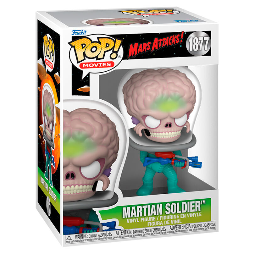POP Figur Mars Attacks Martian Soldier - Samlarfigur från Funko
