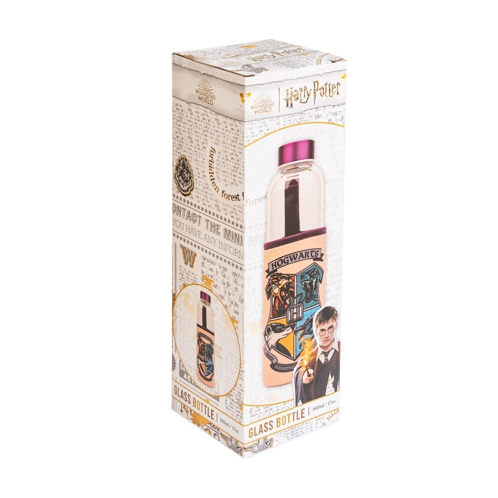 Harry Potter Hogwarts Glasflaska 500ml