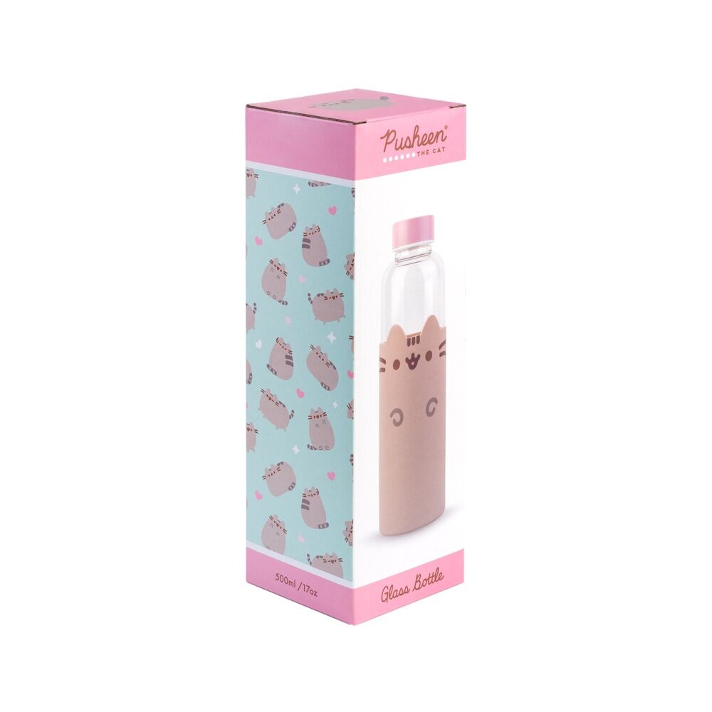 Pusheen glasflaska 500ml