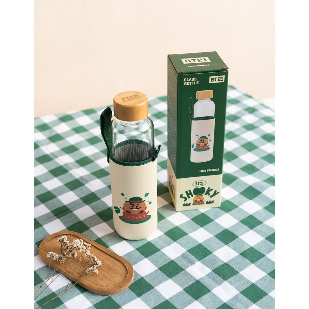 BT21 Shooky Glasflaska 500ml