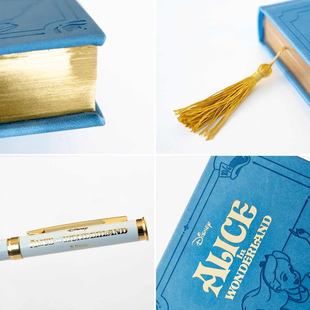 Disney Alice in Wonderland A5 Anteckningsblock + Pen set