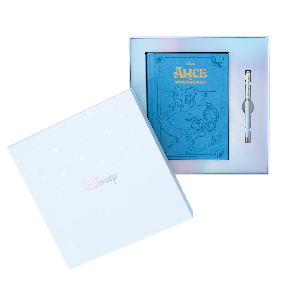 Disney Alice in Wonderland A5 Anteckningsblock + Pen set