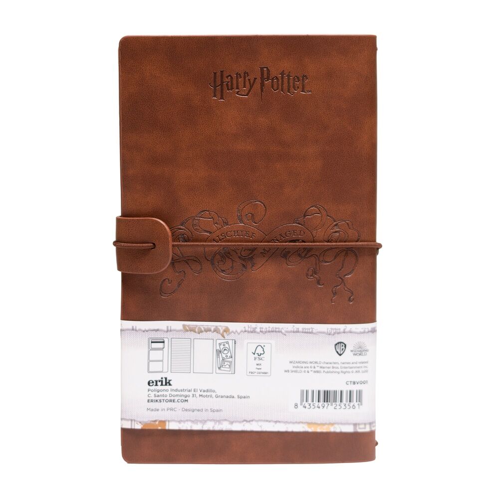 Harry Potter Marauder Map Resor Anteckningsbok