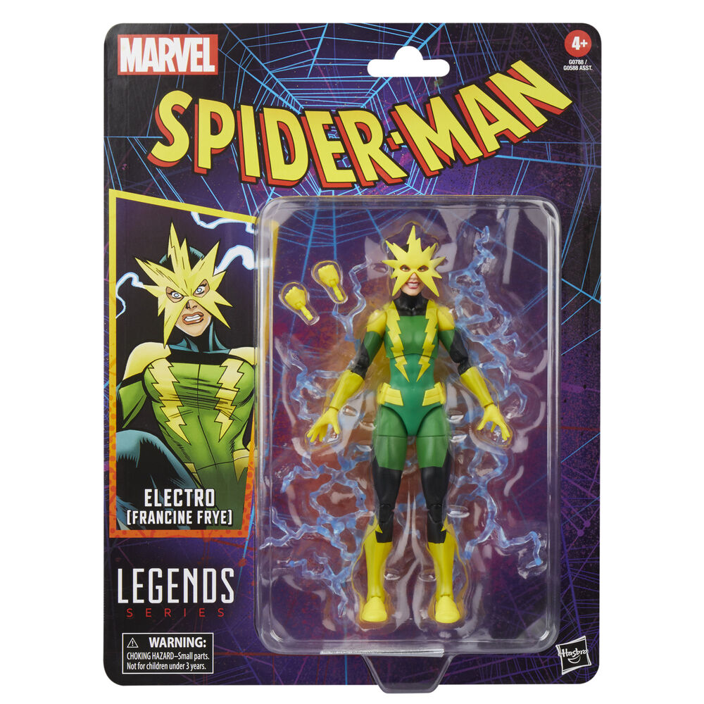 Marvel Spider-Man Electro Francine Frye Figur 15cm