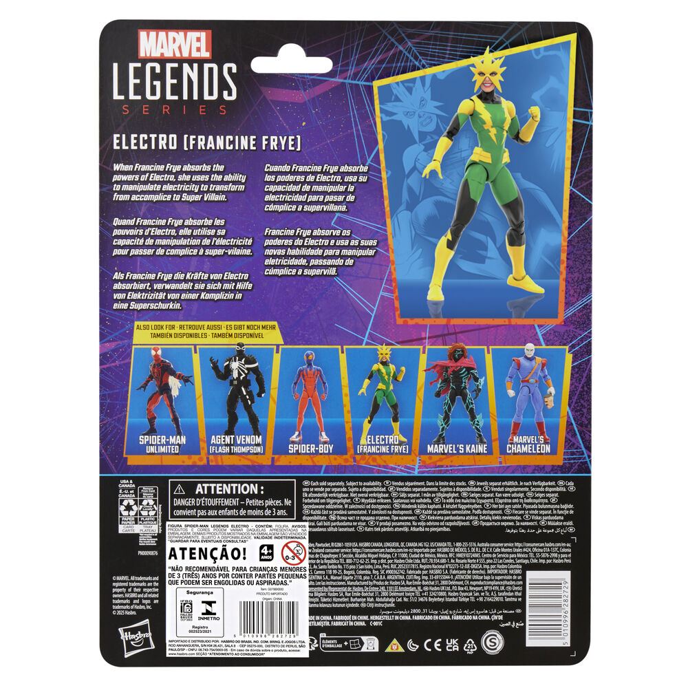 Marvel Spider-Man Electro Francine Frye Figur 15cm