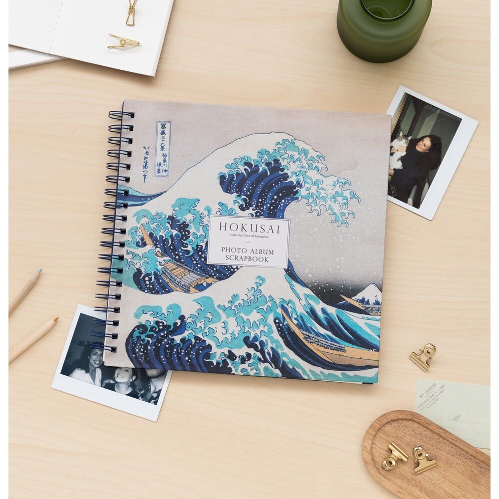 The Great Wave of Kanagawa Hokusai Scrapbook Photoalbum