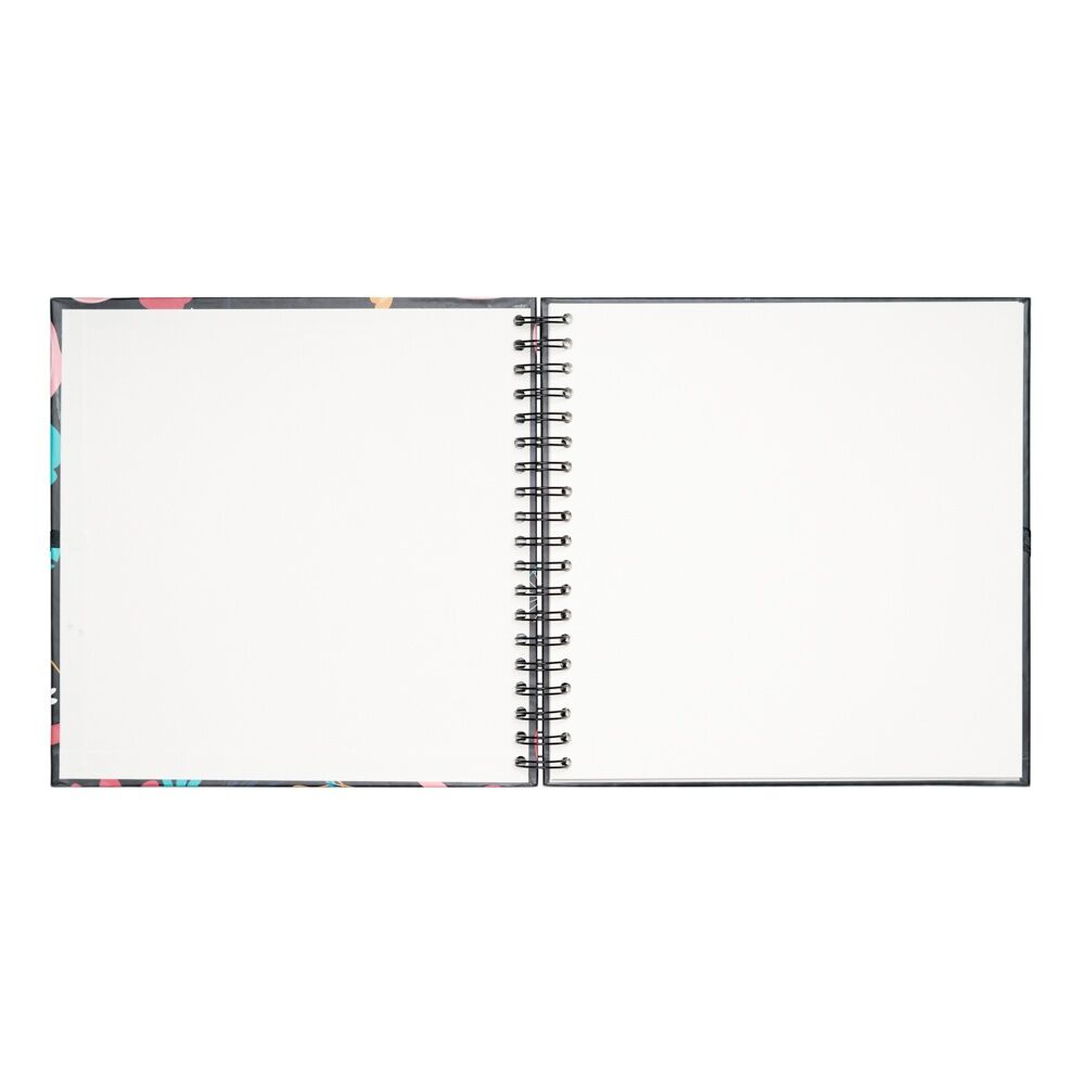 Blummen Scrapbook Fotoalbum 26x26 cm