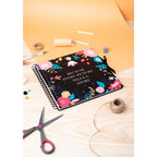 Blummen Scrapbook Fotoalbum 26x26 cm