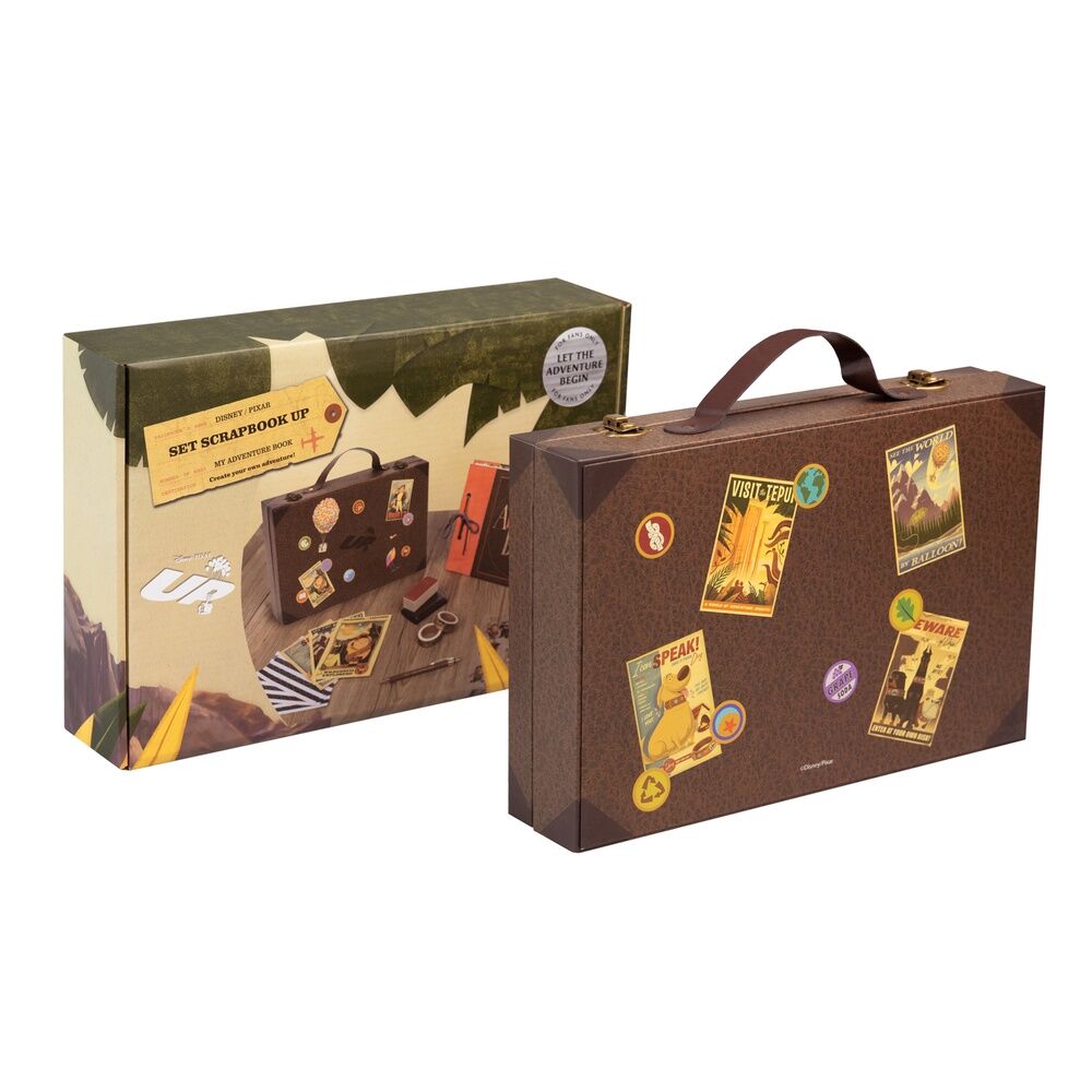 Disney Pixar UP My Adventure Book Scrapbook Briefcase Set