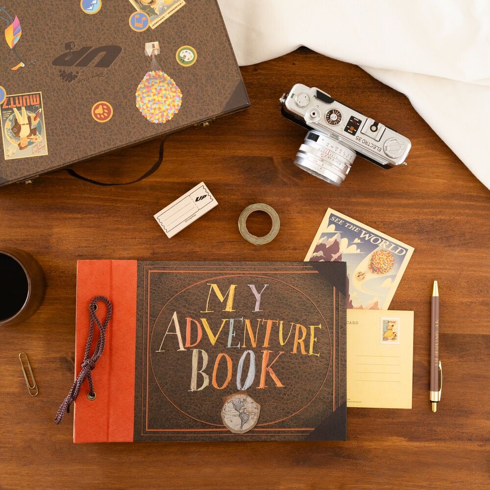 Disney Pixar UP My Adventure Book Scrapbook Briefcase Set