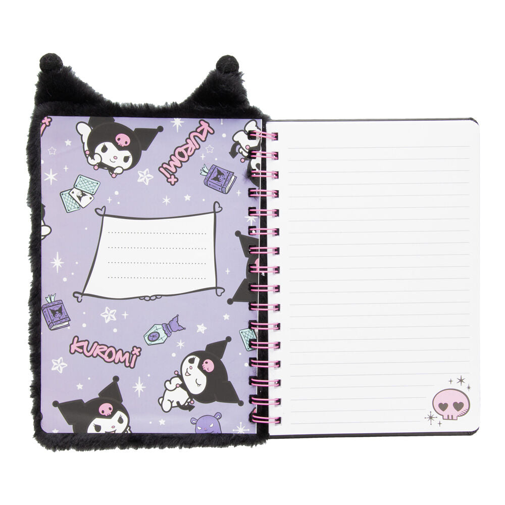 Hello Kitty Kuromi A5 Anteckningsbok Fluffy