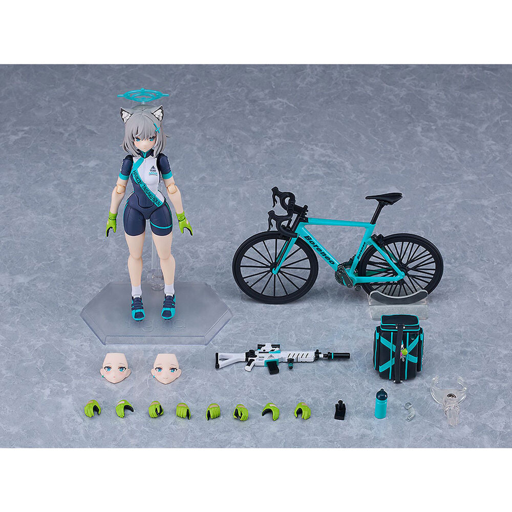 Blue Archive Figma Shiroko Sunaookami Cykelfigur 14,5cm