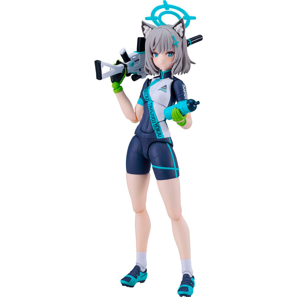 Blue Archive Figma Shiroko Sunaookami Cycling Figur 14,5cm