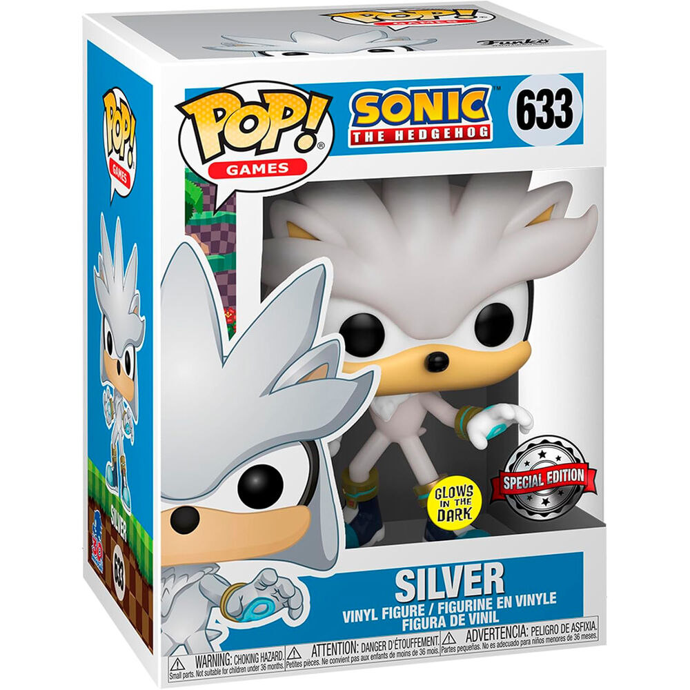 Funko POP Sonic the Hedgehog Silver Exklusiv Figur