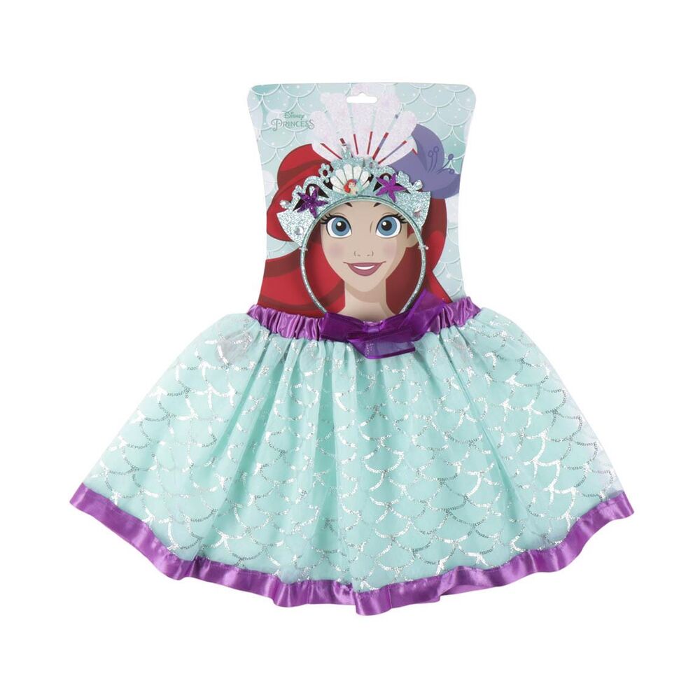 Disney Den Lilla Sjöjungfrun Huvudband + Tutu Set