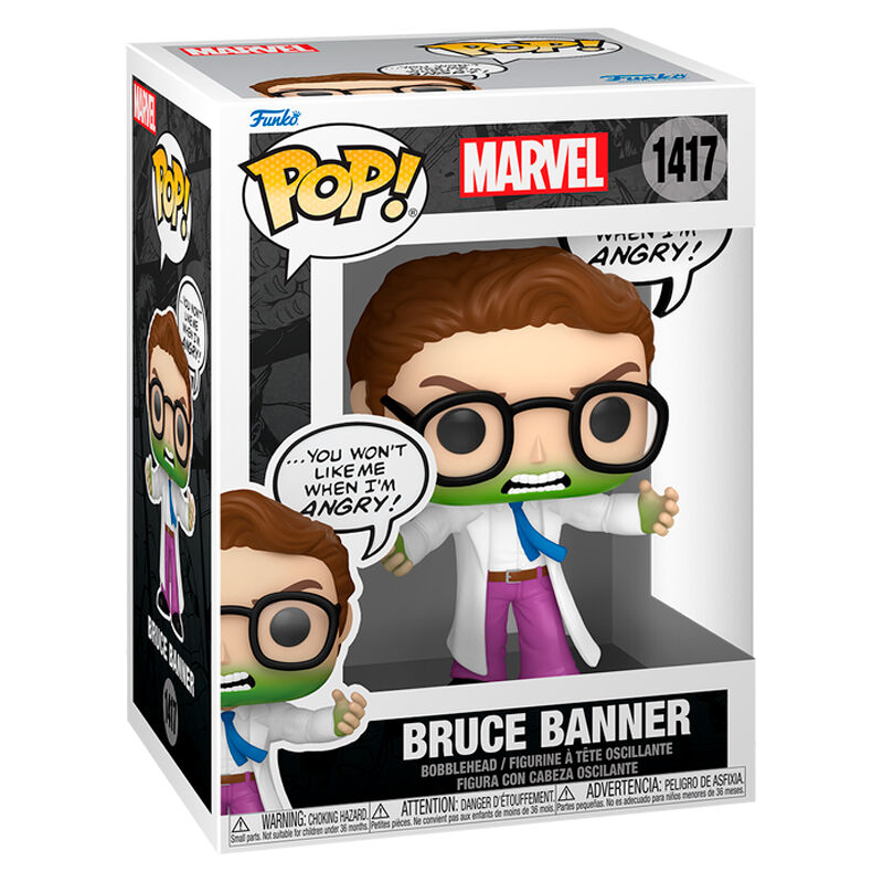 Funko POP Bruce Banner Hulk Vinylfigur 9 cm