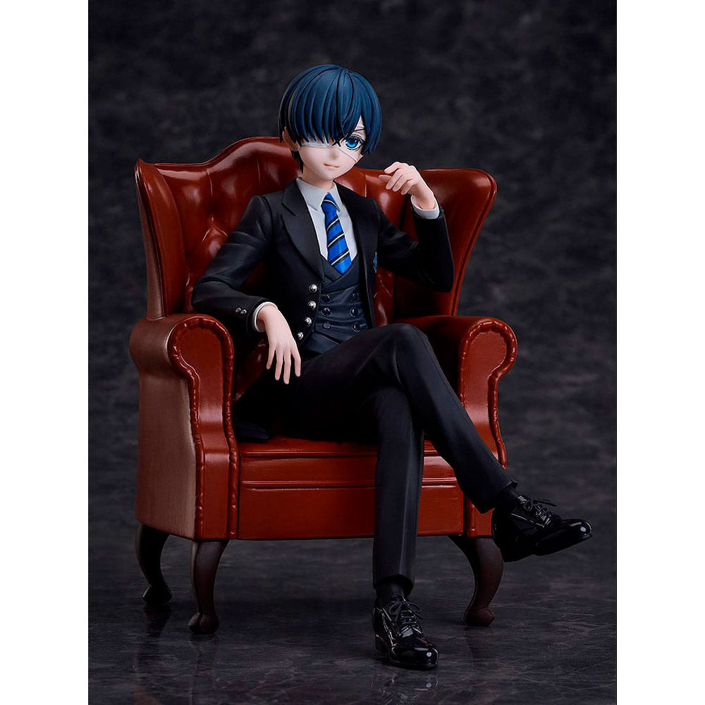 Black Butler Boarding School Arc Ciel Phantomhive Figur 15cm