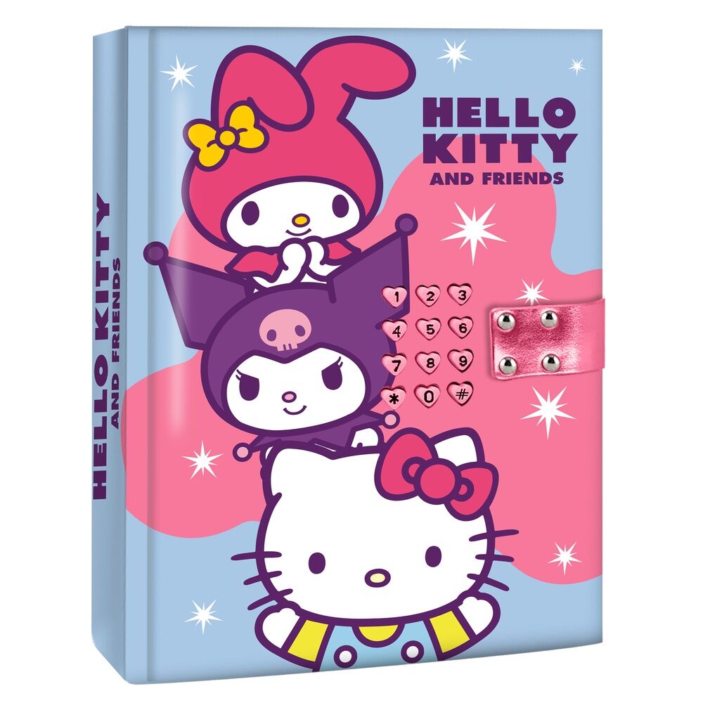 Hello Kitty och Vänner Elektronisk Dagbok med Ljud